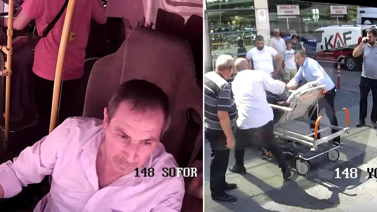 Kayseri’de otobüste fenalaşan yolcu için zamanla yarış: Şoför hastaneye yetiştirdi