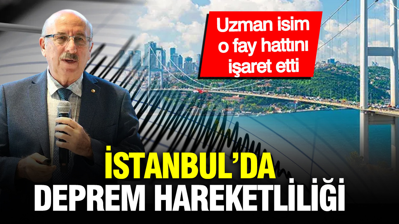İstanbul’da deprem hareketliliği: Okan Tüysüz o fay hattını işaret etti